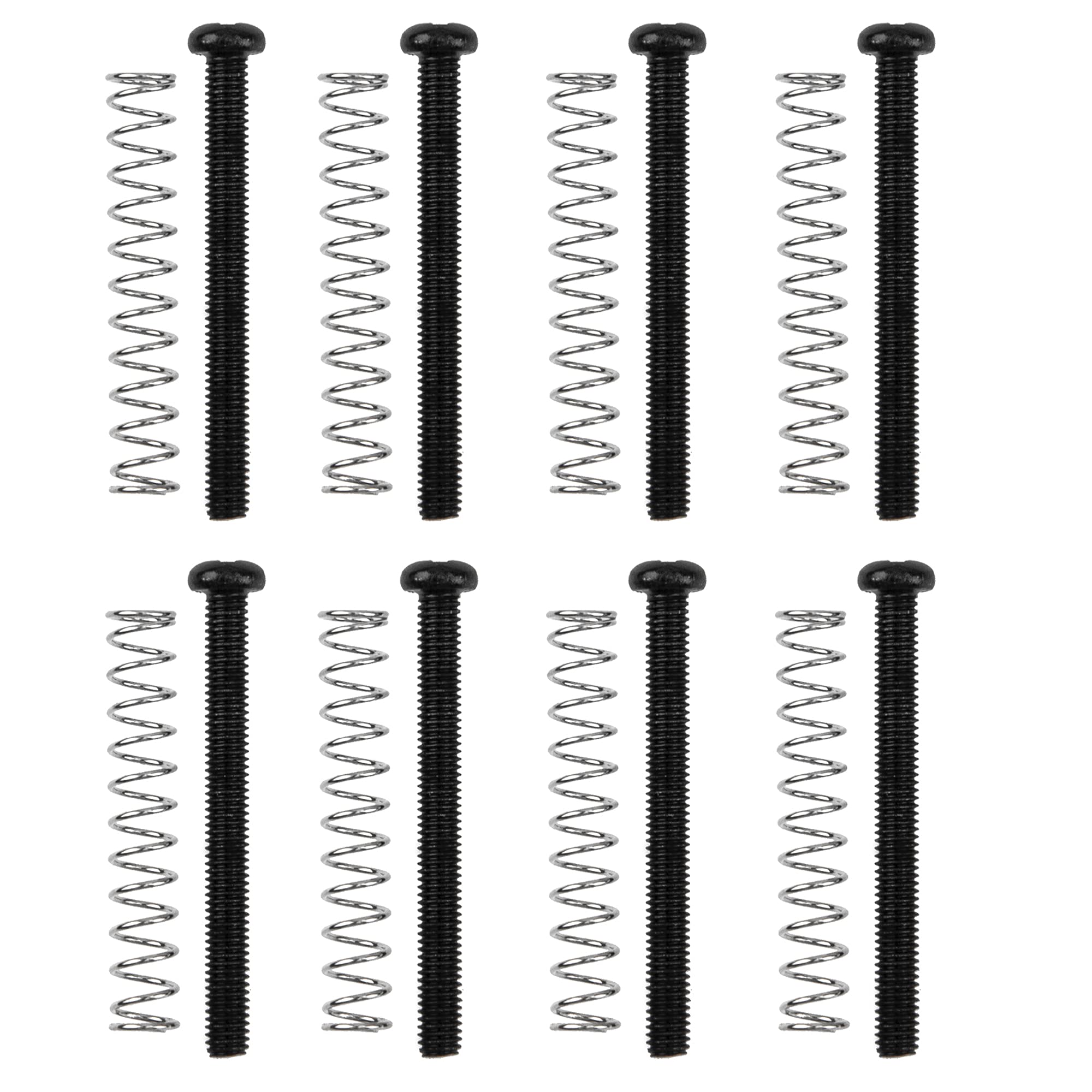 1Set Yootones Metal Flat Humbucker Cover Electric Guitar Pickup&Double Coil Pickup Frame Ring Mounting Screws Springs Suit&Elect